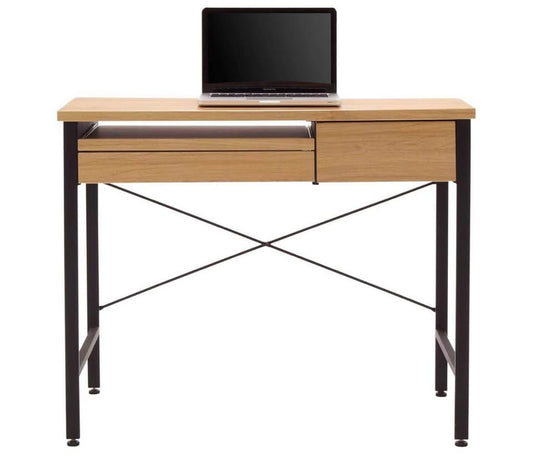 Desk with 2 drawers and 1 keyboard tray