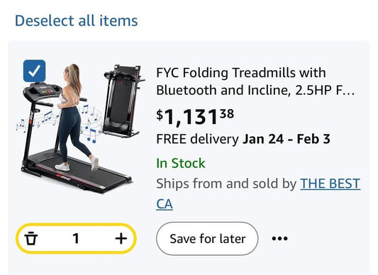 Brand New In Box FYC Treadmill Walking Pad