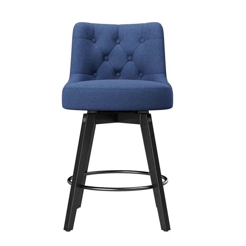 Arleine Swivel 26.7'' Upholstered Counter Stool