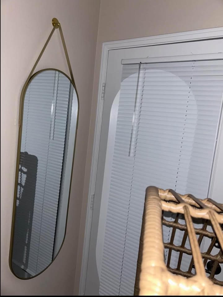 Gold Arched Full Length Mirror