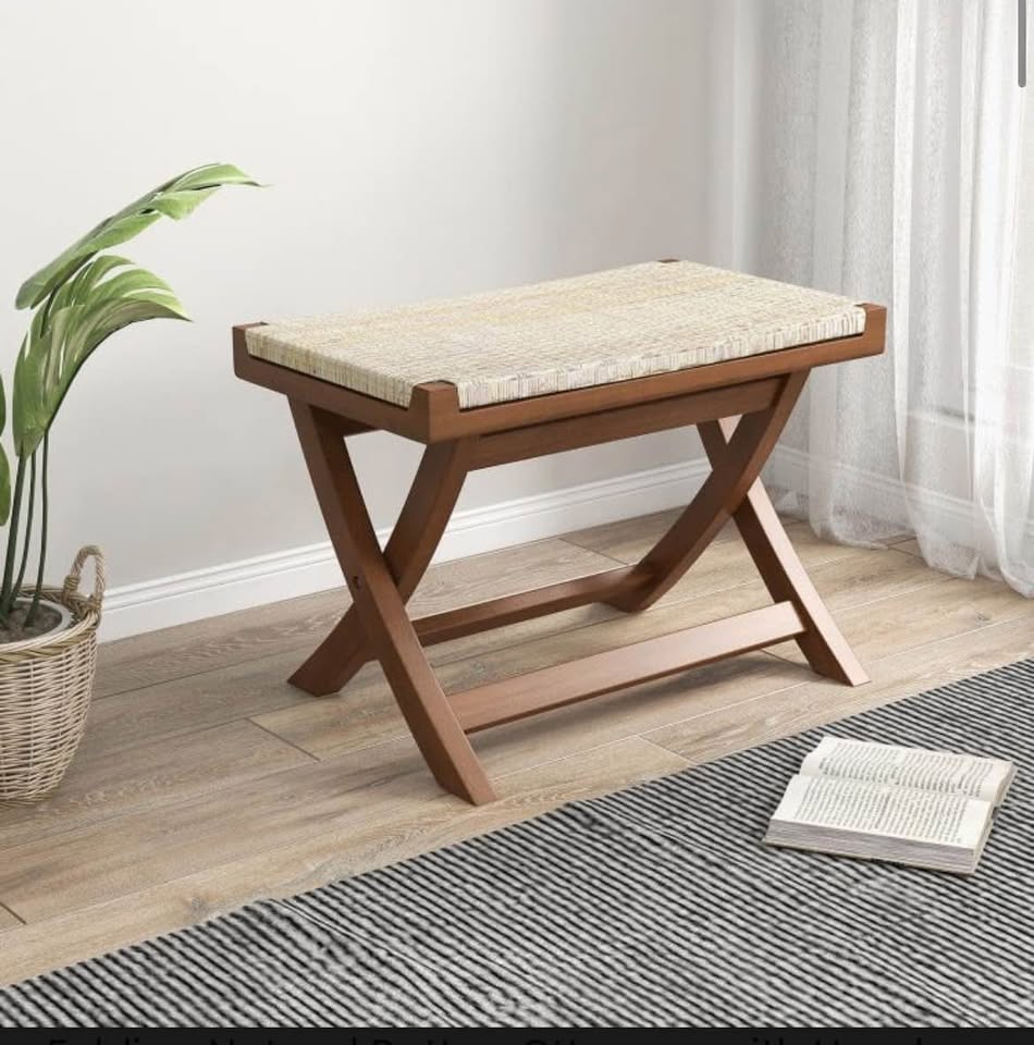 Rattan Foldable Ottoman