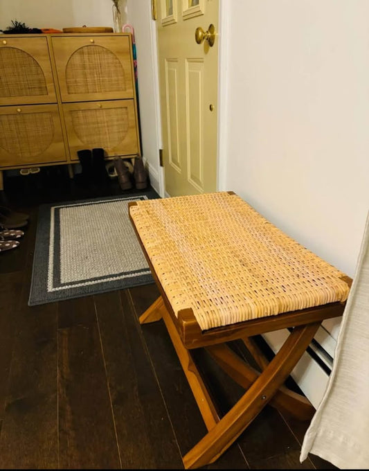 Rattan Foldable Ottoman