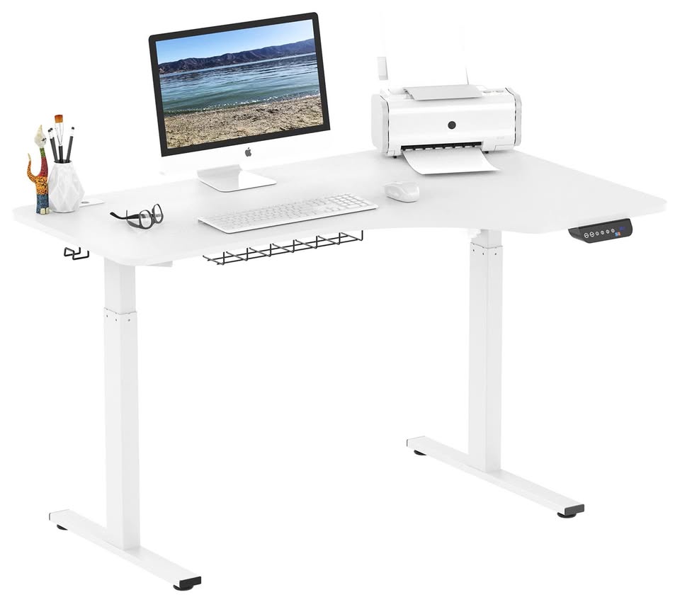 L Shaped Electric Standing Desk