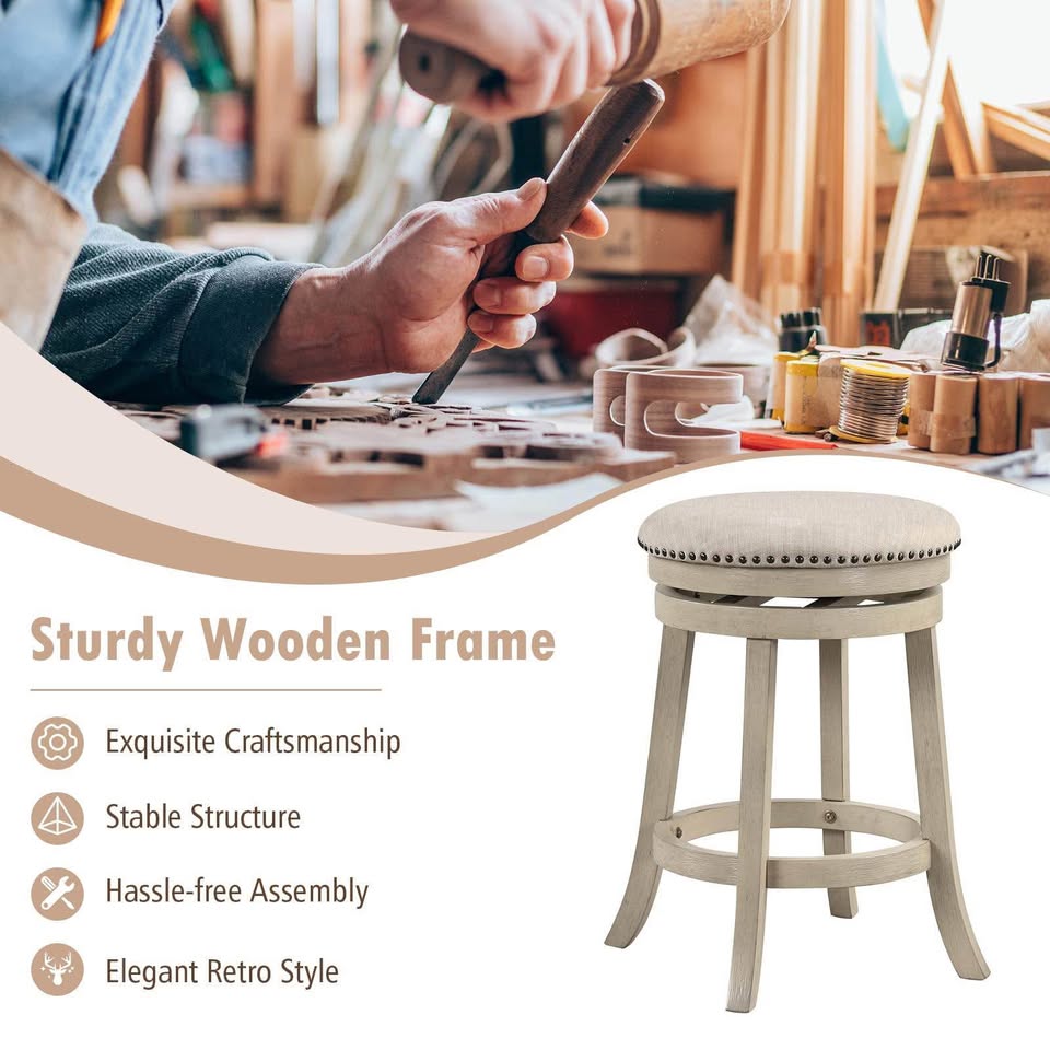 Swivel Bar Stools  (Set of 2)