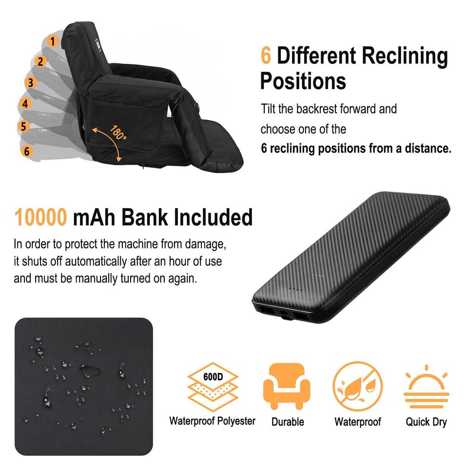 Sporting heated massage chair