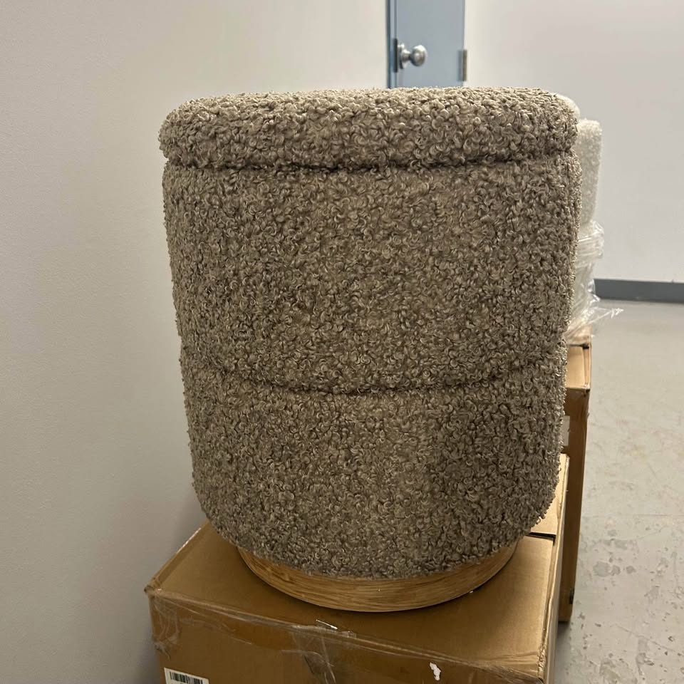 Brand new poufs and ottomans with storage