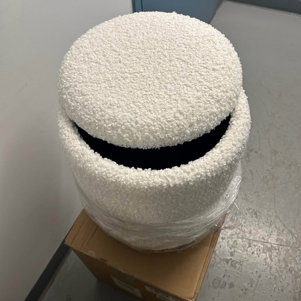 Brand new poufs and ottomans with storage