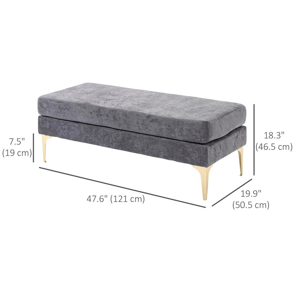 Brand new upholstered bench