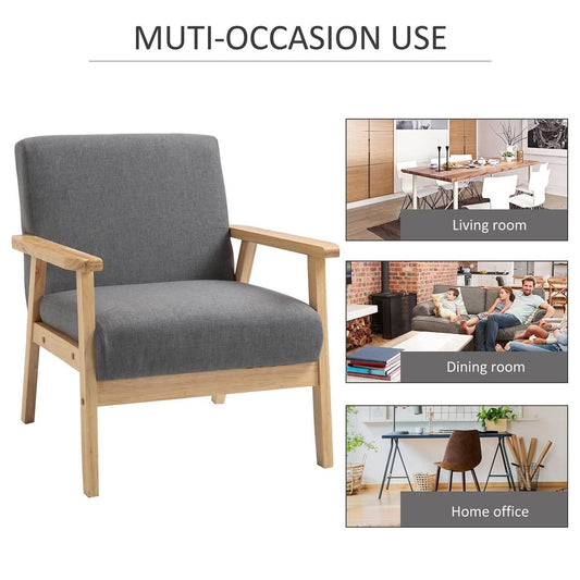 Grey armchair