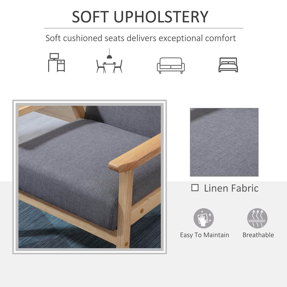 Grey armchair