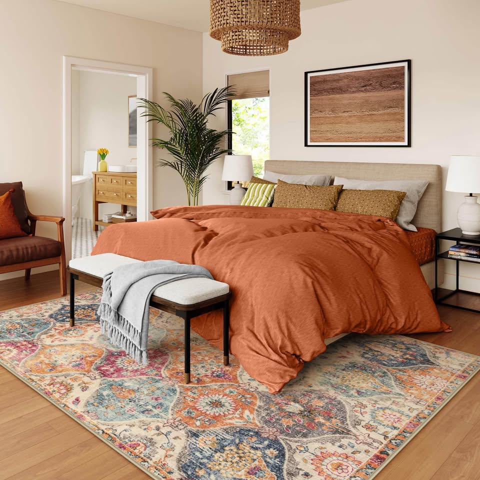 Brand new Boho Moroccan area rug 8x10ft