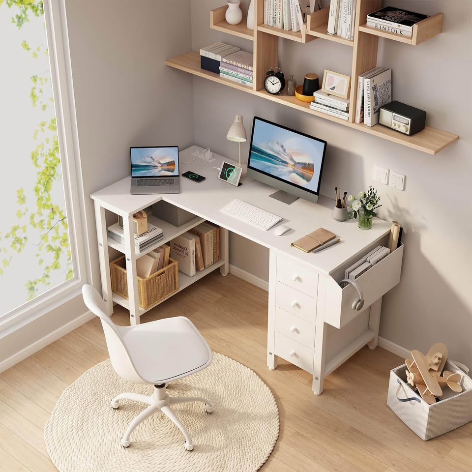 L Shaped Desk Brand New in Box 47 Inches