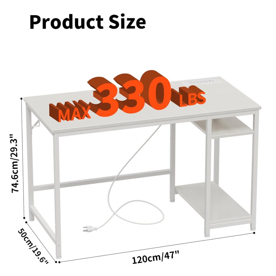 Brand New Desk in Box (47x20) Inches