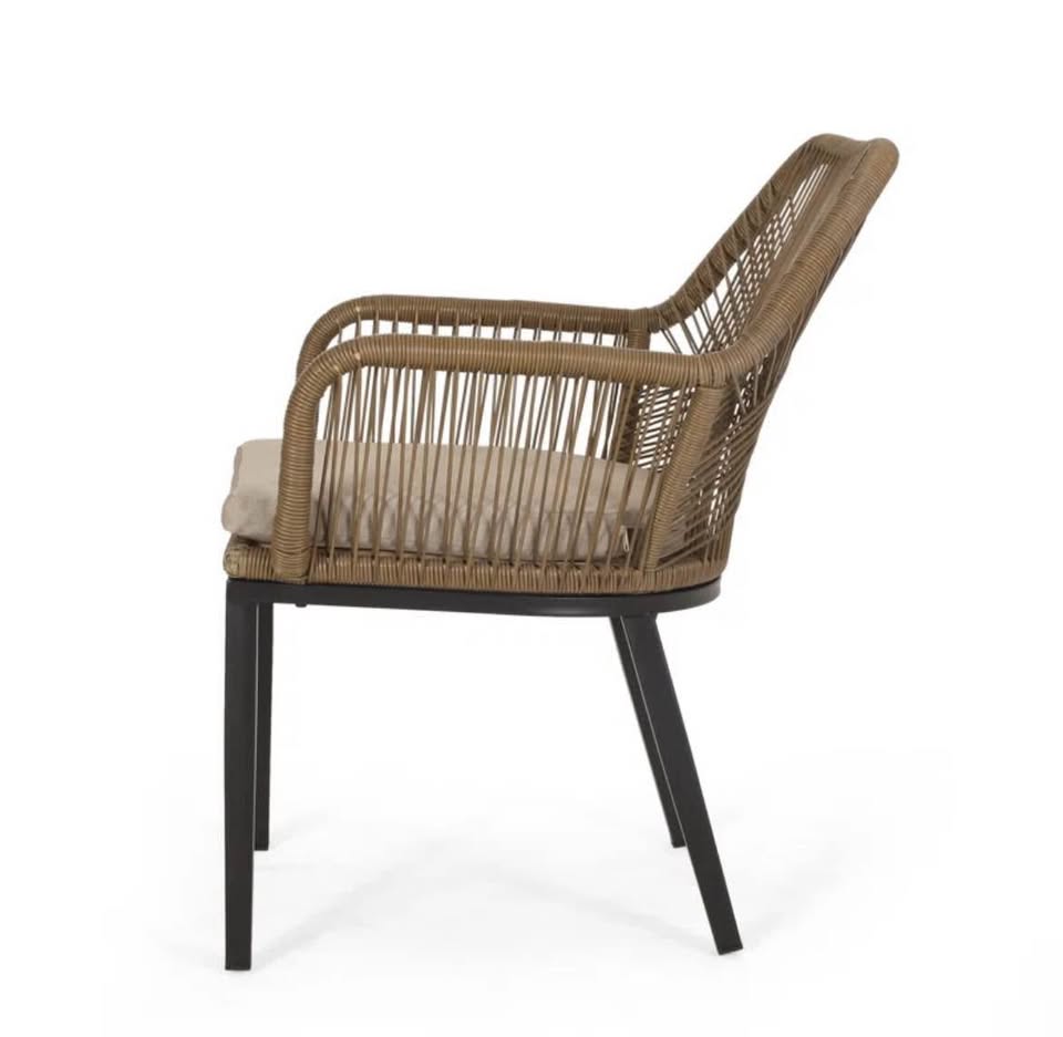 Faygrove Outdoor Dining Armchair with Cushion (Only one Left) Patio Chair