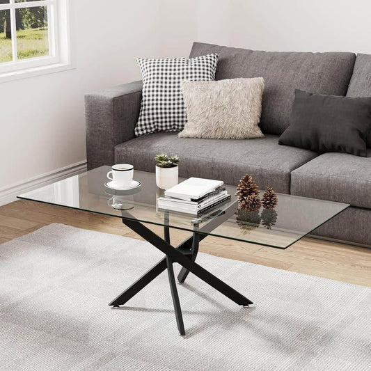 Brand New Modern Glass Coffee Table