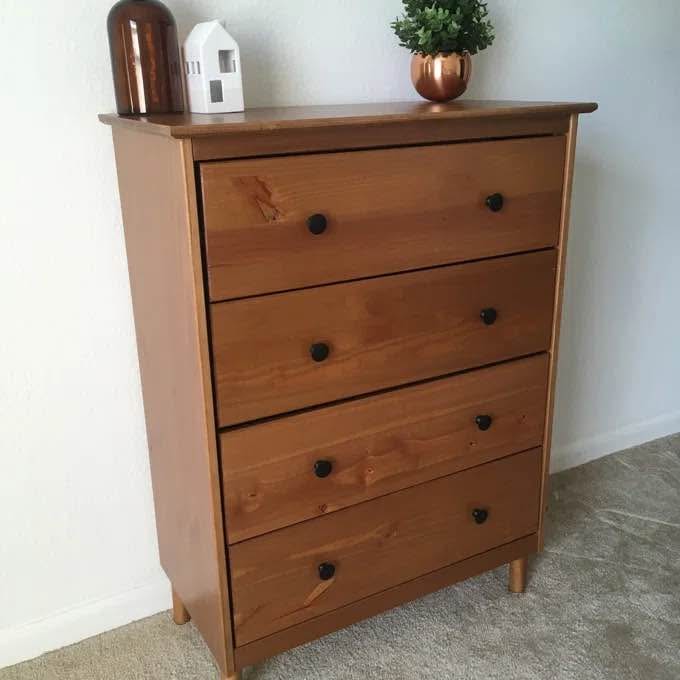 Wade Logan Bhuneshwar Solid Wood 4-Drawer Dresser - Brand New in Box
