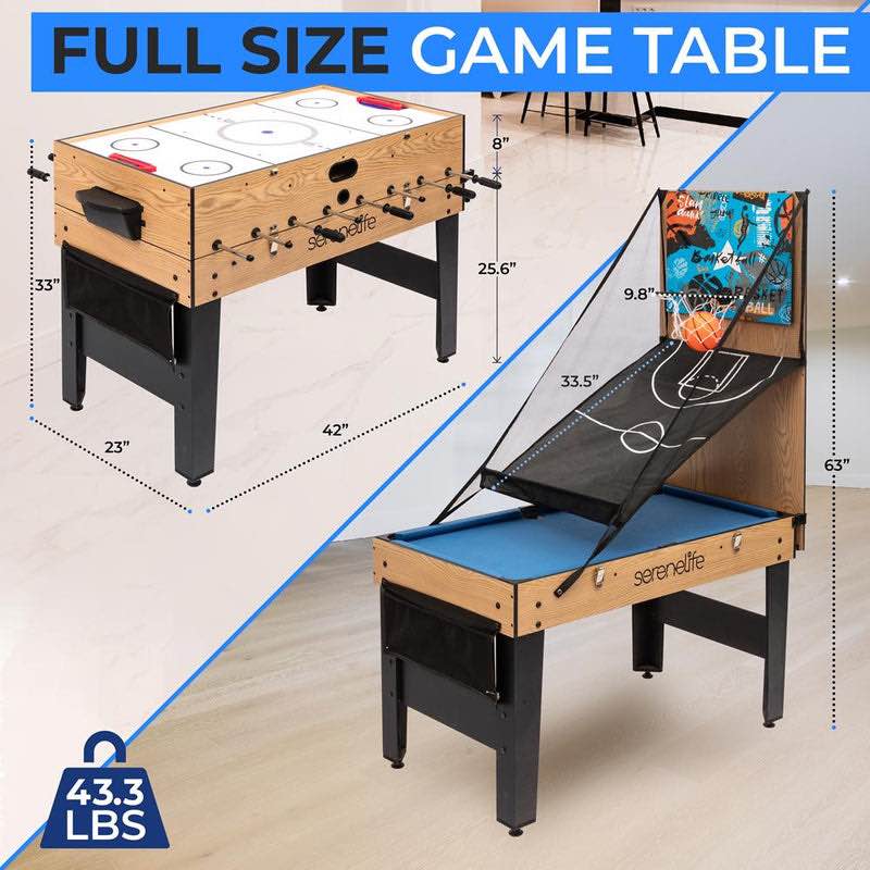 Brand new 6 in 1 multi-game table
