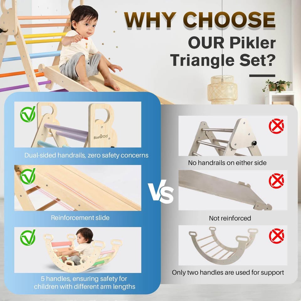 Brand new Pikler triangle set