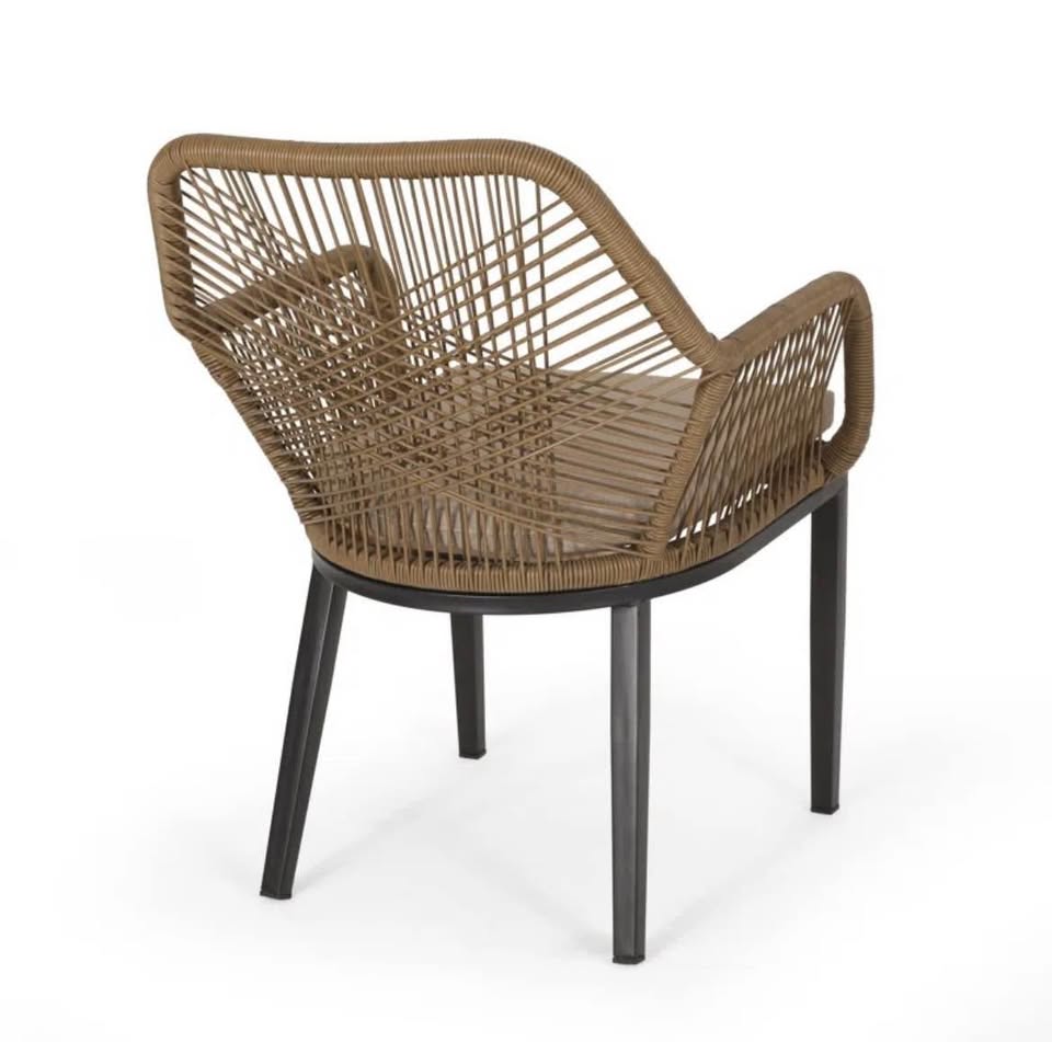 Faygrove Outdoor Dining Armchair with Cushion (Only one Left) Patio Chair