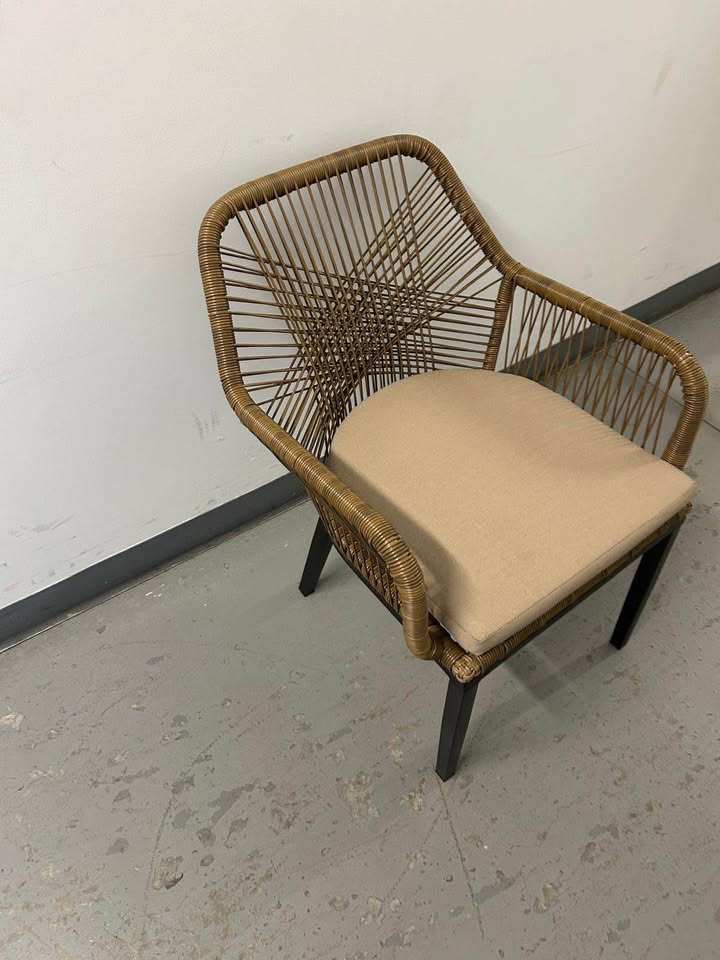 Faygrove Outdoor Dining Armchair with Cushion (Only one Left) Patio Chair