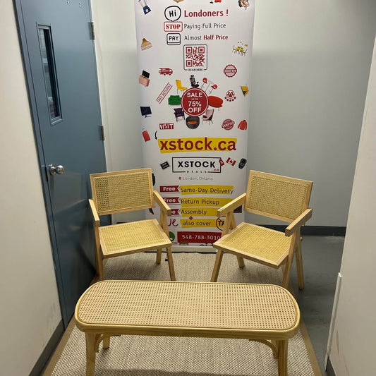 Brand new Rattan chairs and Bench