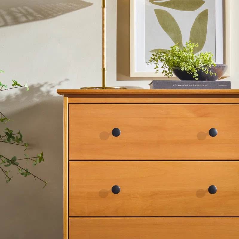 Wade Logan Bhuneshwar Solid Wood 4-Drawer Dresser - Brand New in Box