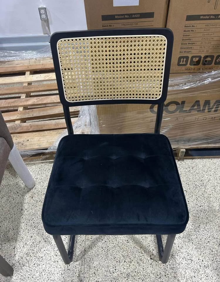 Dining Chairs - Six cesca inspired rattan Modern Mid-Century chairs - Brand New in Boxes