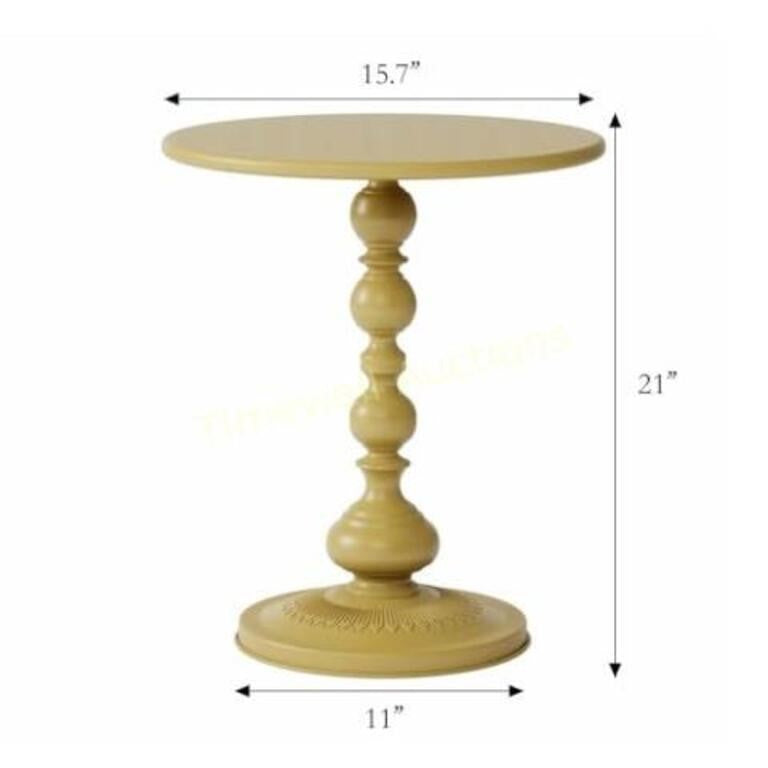 Metal Round Designer Round End Table