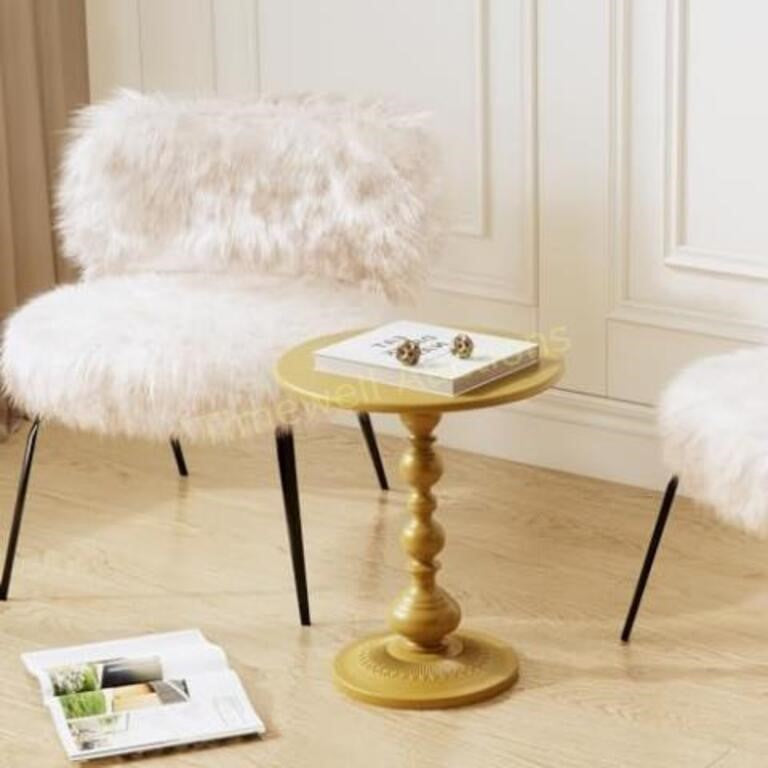Metal Round Designer Round End Table