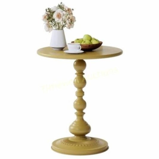 Metal Round Designer Round End Table