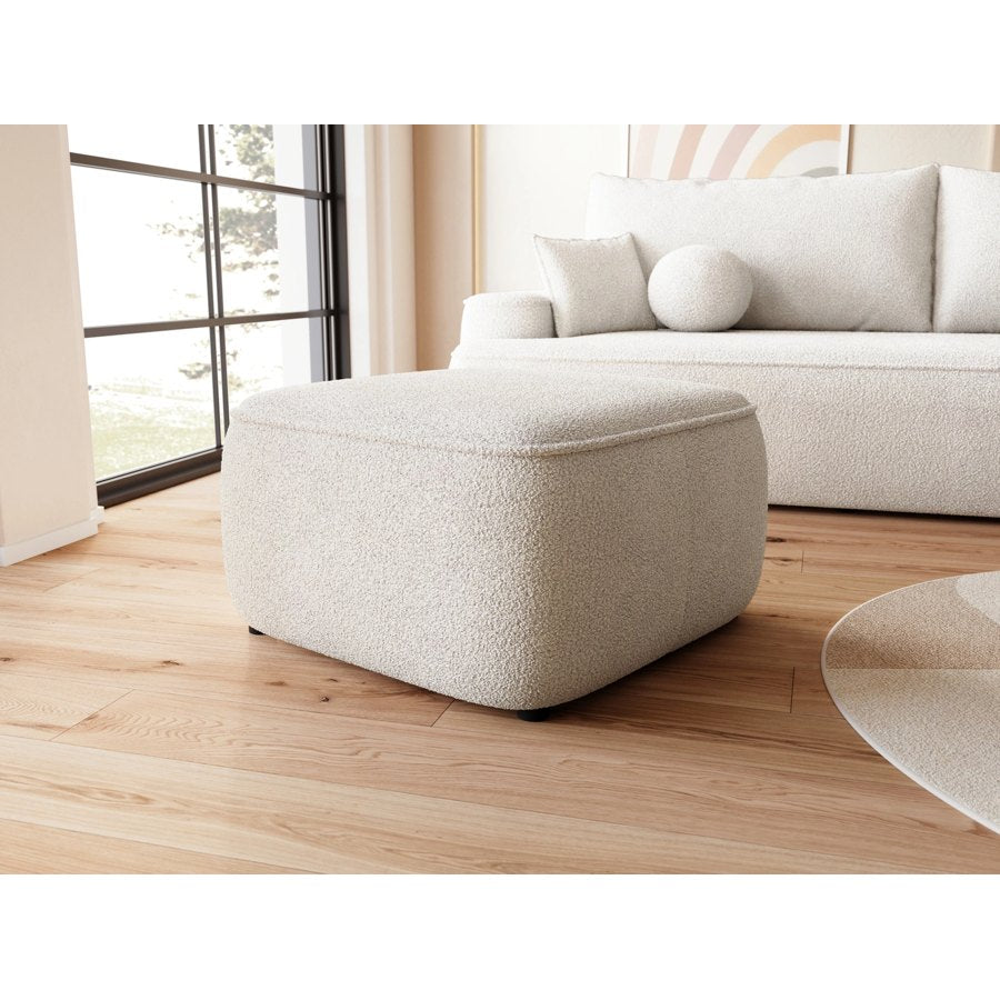 Soft square ottoman reference product photo
