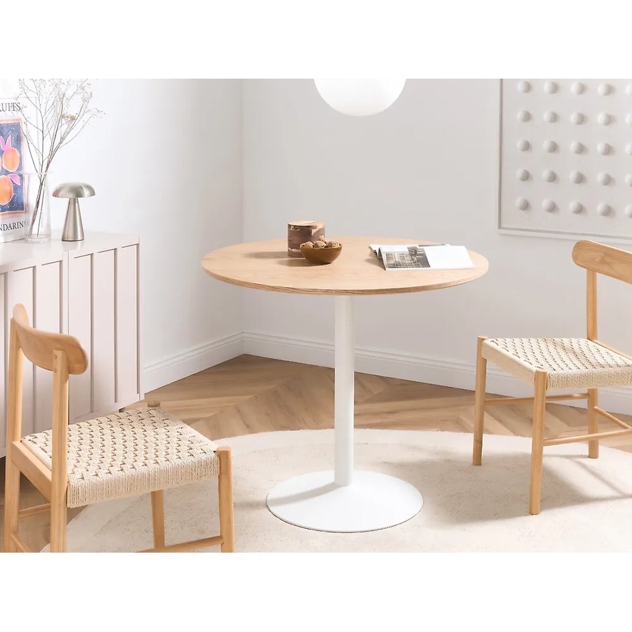 Compact round dining table reference product photo